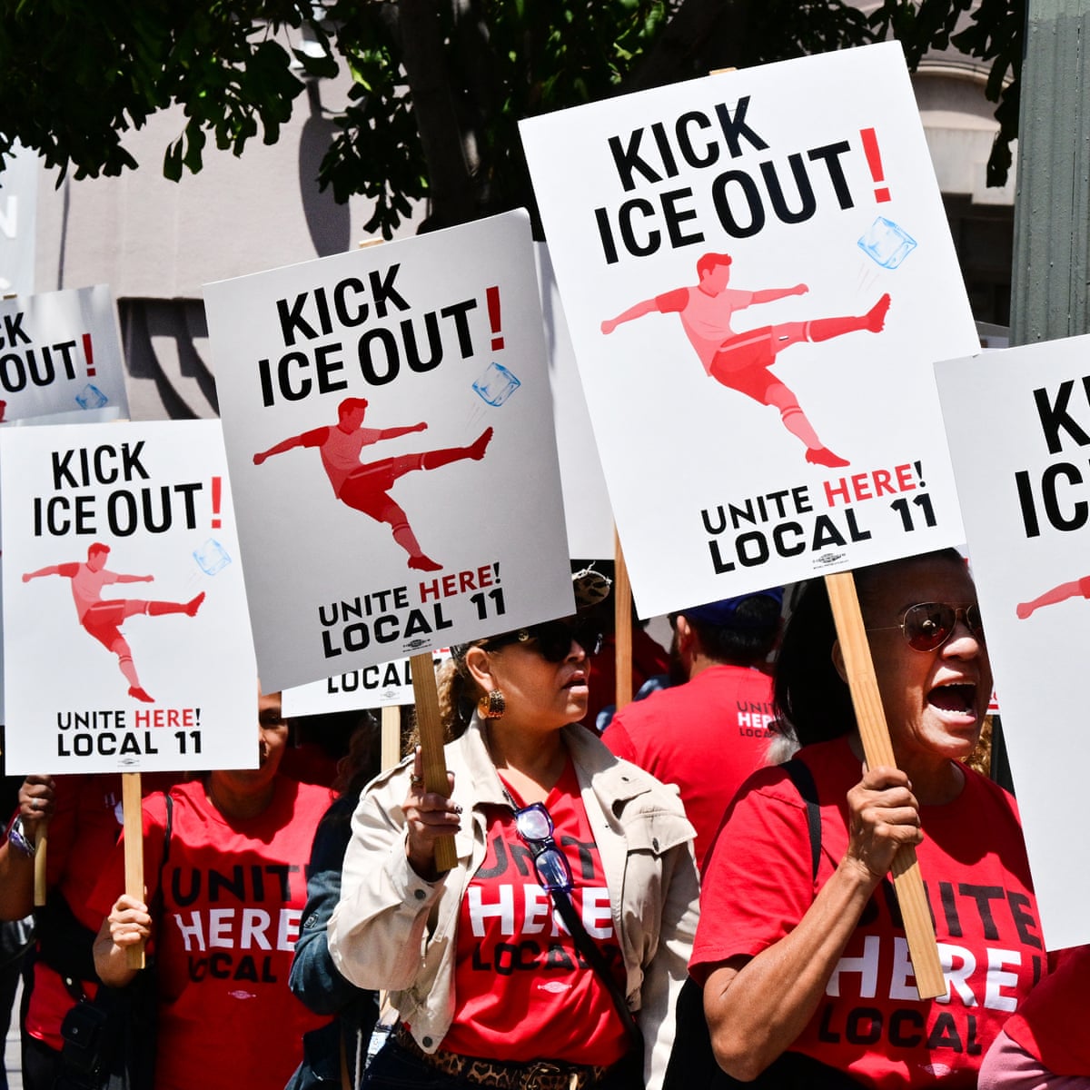 ‘We want fans to know the risks’: US immigrant rights groups mobilize across World Cup host cities amid ICE fears